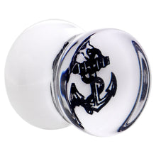 将图片加载到图库查看器,00G Anchor Tattoo Acrylic Saddle Plug