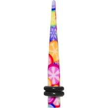 将图片加载到图库查看器,6G Groovy Retro Flower Acrylic Taper