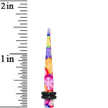 将图片加载到图库查看器,6G Groovy Retro Flower Acrylic Taper