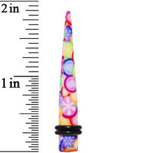 Load image into Gallery viewer, 2G Groovy Retro Flower Acrylic Taper