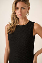 Load image into Gallery viewer, Side Slit Round Neck Sleeveless Dress – Elegant and Versatile Sleeveless Dress with Sophisticated Side Slit Detail For Any Occasion
