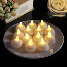 Load image into Gallery viewer, 3/6Pcs LED Flameless Waterproof Candle Flameless Flickering Tea Light Candles Battery Operated Floating Candles for Wedding Centerpiece Pool & SPA Warm Light Flickering Tea Candles Battery Powered For Wedding Home Birthday Party Decoration