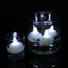 Load image into Gallery viewer, 3/6Pcs LED Flameless Waterproof Candle Flameless Flickering Tea Light Candles Battery Operated Floating Candles for Wedding Centerpiece Pool & SPA Warm Light Flickering Tea Candles Battery Powered For Wedding Home Birthday Party Decoration