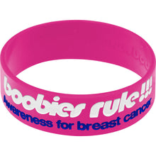 Load image into Gallery viewer, Pink Blue I Love Motor Boating Breast Cancer Bracelet