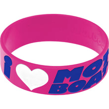 Load image into Gallery viewer, Pink Blue I Love Motor Boating Breast Cancer Bracelet