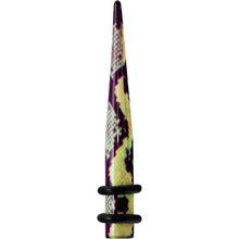 将图片加载到图库查看器,4G Green Snake Skin Acrylic Taper