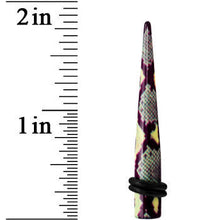 将图片加载到图库查看器,2G Green Snake Skin Acrylic Taper