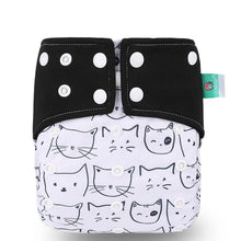 将图片加载到图库查看器,Trend New Print Eco-friendly Cloth Diaper Baby pocket Waterproof Cartoon Owl Baby Diapers Reusable Cloth Nappies For Baby and Kids
