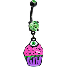 将图片加载到图库查看器,Black Zombie Cupcake Belly Ring