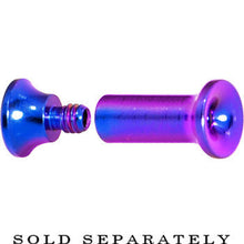 将图片加载到图库查看器,8G Purple Anodized Titanium Screw Fit Tunnel