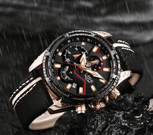 Load image into Gallery viewer, Waterproof Men's Sports Watch With Leather Transparent Belts, Chronometers Day View Perfect Gift