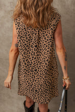 Load image into Gallery viewer, Luxury Summer Leopard Sleeveless Mini Dress Chic & Stylish Print Elegant Dress For Women