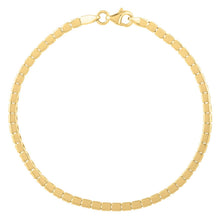 Load image into Gallery viewer, 14k Yellow Gold 7 inch Mini Cube Bracelet (2.60 mm)
