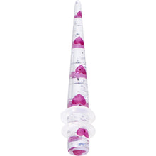 Load image into Gallery viewer, 4G Clear Acrylic Glitter Purple Heart Confetti Taper