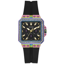 将图片加载到图库查看器,Guess Women's Libra Black Silicone