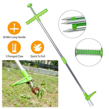 Load image into Gallery viewer, 38.98" Weed Puller Twister Stand Up Root Removal