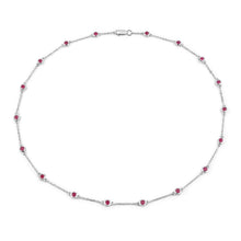 将图片加载到图库查看器,2.34 Carat Genuine Ruby .925 Sterling Silver Necklace