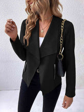 Load image into Gallery viewer, Classic Minimalist Collared Long Sleeve Jacket for Women β Minimalist & Lightweight Everyday Outerwear