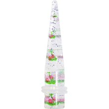 将图片加载到图库查看器,00G Clear Acrylic Glitter Pink Cherry Confetti Taper