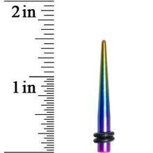 将图片加载到图库查看器,6G Acrylic Electric Rainbow Straight Taper