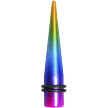 将图片加载到图库查看器,00G Acrylic Electric Rainbow Straight Taper