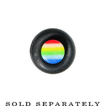 Load image into Gallery viewer, 8G Acrylic Retro Rainbow Straight Taper