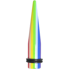 将图片加载到图库查看器,00G Acrylic Retro Rainbow Straight Taper