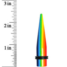 将图片加载到图库查看器,1/2 Acrylic Retro Rainbow Straight Taper