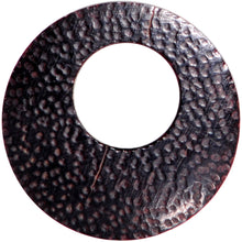 Load image into Gallery viewer, 00G Organic Tamarind Wood Offset Eyelet Saddle Plug