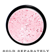 Load image into Gallery viewer, 9/16 Pink Acrylic Silver Glitter Taper