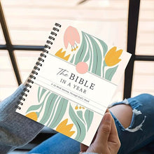 Load image into Gallery viewer, 1-Year Bible Study Plan & Prayer Journal – Undated Spiral Bound