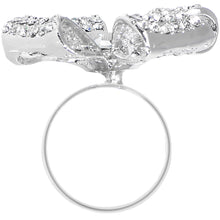 Load image into Gallery viewer, Decorative Sparkling Ribbon Adjustable Ring