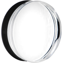 将图片加载到图库查看器,40mm Clear Black Acrylic Mirror Split Saddle Plug