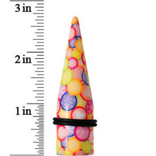 Load image into Gallery viewer, 18mm Groovy Retro Flower Acrylic Taper