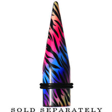 Load image into Gallery viewer, 18mm Multi Color Animal Logo Acrylic Ear Taper