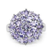 Load image into Gallery viewer, 2.79 Carat Genuine Tanzanite .925 Sterling Silver Ring