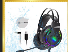 Load image into Gallery viewer, Luxury Gaming Headset with Microphone 3.5mm Wired Earphone Surround Sound Game Headphone for PC Gamer Computer Laptop Xbox