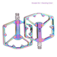 Load image into Gallery viewer, Bicycle Pedal Non-Slip Bike Pedals Aluminum Alloy Flat Platform Applicable Waterproof Cycling Accessories Bike Pedals Road Bicycle Pedals Cleats Set Clipless Pedals Compatible With Road Bikes