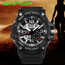 Load image into Gallery viewer, NEW Sport Analog-Digital Watch For Men and Woman Waterresistant 50M Professional Waterproof Quartz Large Dial Military Wristwatches With Night Mode