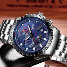 Load image into Gallery viewer, Business Elegant Men's Watch With Chronometers Day View Fluorescent Hands Excellent Look Unique Design Perfect Gift For Your Man