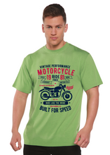 Load image into Gallery viewer, Motorcycle Ride Free Men's Bamboo Viscose/Organic Cotton Short Sleeve Graphic T-Shirt
