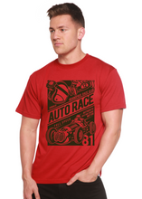 Load image into Gallery viewer, Auto Race Men's Bamboo Viscose/Organic Cotton Short Sleeve Graphic T-Shirt