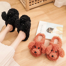 将图片加载到图库查看器,Couples Winter Pack Heel Cotton Shoes Women's Mens Slipper Winter Shoes New Fashion Casual Fur Plush Slides Winter Slippers For Women House Slippers Fluffy Soft Comfy Fuzzy Slippers Faux Fur Plush Anti-Skid Slippers