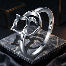Load image into Gallery viewer, 925 Sterling Silver Ring Size 5.0 with Platinum Plating for Women