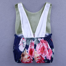 Load image into Gallery viewer, Baby Romper Floral Tassels Sleeveless Backless Jumpsuit for Newborn Baby Girl
