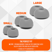 将图片加载到图库查看器,Galaxy Buds Pro 3 & 4 Memory Foam Ear Tips - WC TipZ Galaxy