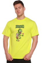Load image into Gallery viewer, Halloween Green Monster Unisex Bamboo Viscose/Organic Cotton Short Sleeve Graphic T-Shirt