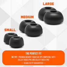 将图片加载到图库查看器,Galaxy Buds Pro 3 & 4 Memory Foam Ear Tips - WC TipZ Galaxy