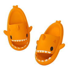 Load image into Gallery viewer, New Men and Women Summer Slippers Lovely Shark Shape Slides Outdoor Women Shoes Flip Flops Lightweight Open Toe Beach Pool Slides Sandals Shark Shower Slipper