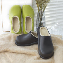 将图片加载到图库查看器,New Winter Women Slipper Soft Bottom Plush Home Shoes Slippers Indoor Waterproof Non-Slip Memory Foam Comfy Fluffy Fur Memory Foam Boots House Shoes Thick Sole 6cm